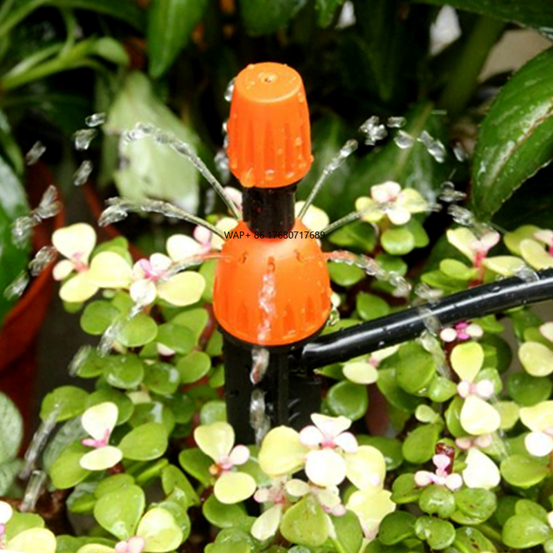 Drip Irrigation Kit - Regulowany rozpylacz z 8 otworami, dysza