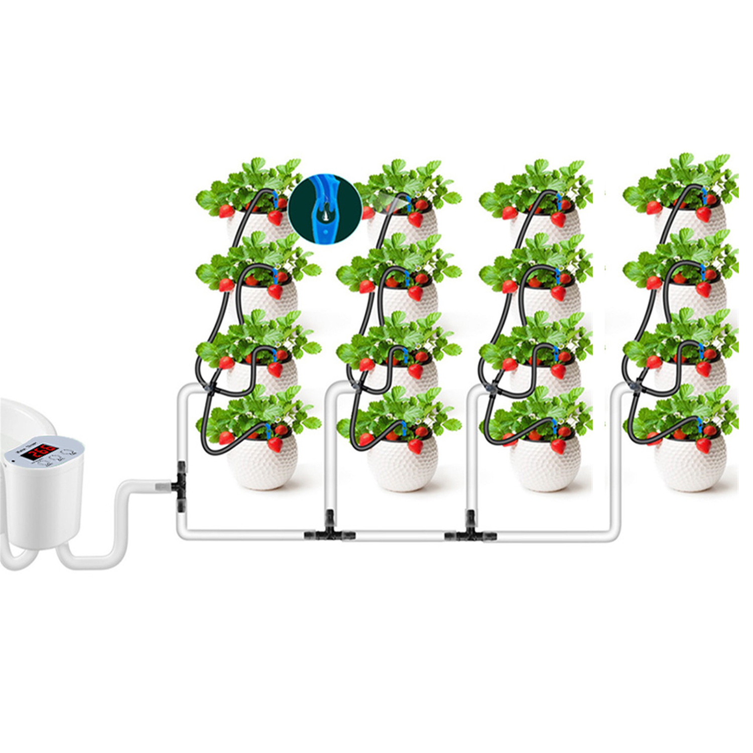 Drip Irrigation Kit - Automatyczny system nawadniania do roślin doniczkowych,