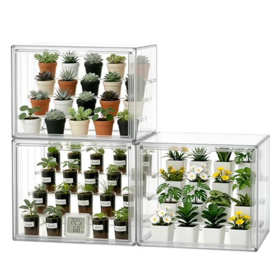 Greenhouse Mini Indoor - Wewnętrzna mini szklarnia stołowa dla małych