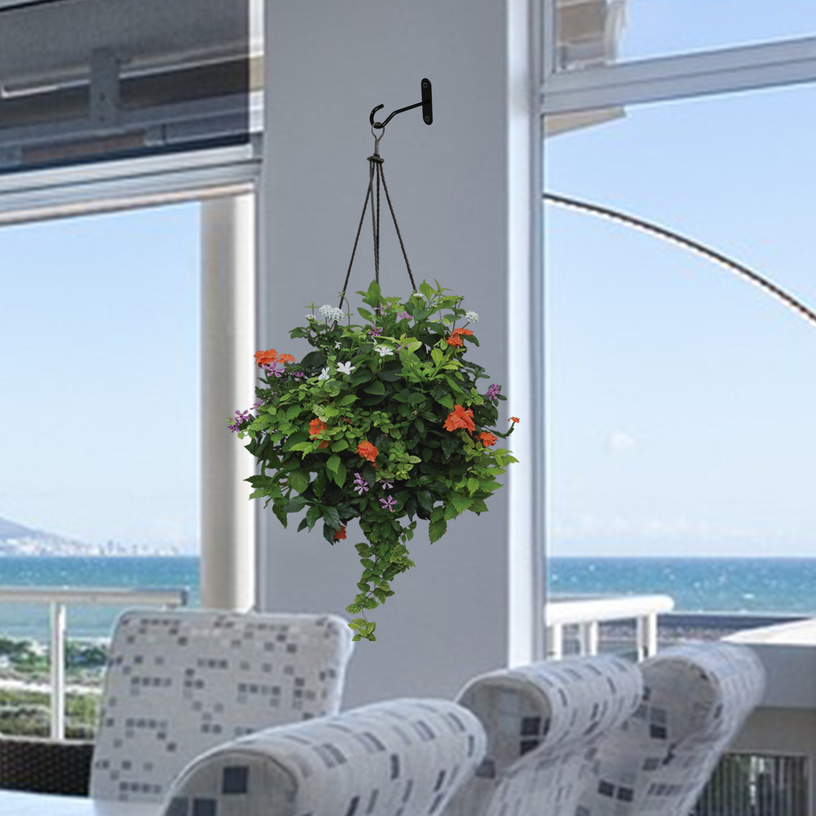 Hanging Planter Basket - 2 zestawy haczyków sufitowych do zawieszania
