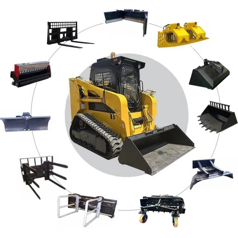 Greenhouse Mini Indoor - Wysoka Manewrowość Skid Steer Loader Mały