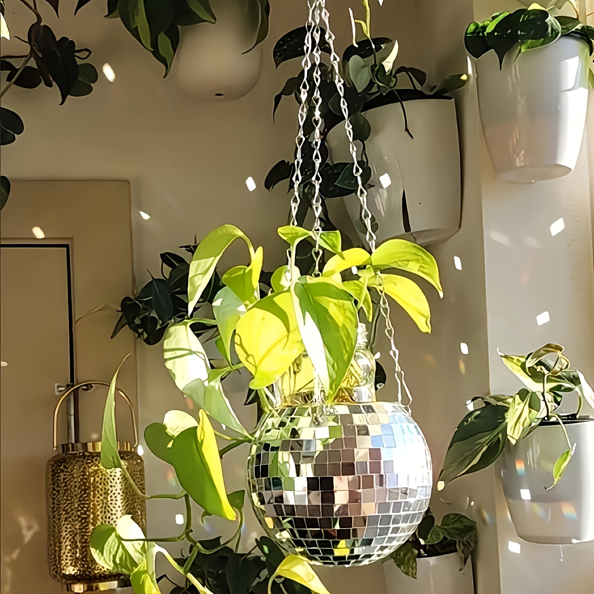 Hanging Planter Basket - Kosz na kwiaty w kształcie kuli