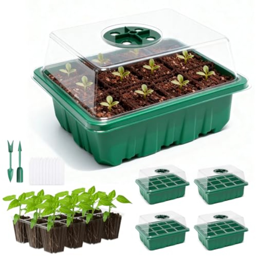 Greenhouse Mini Indoor - 5 Zestawów Tacek do Rozsady z