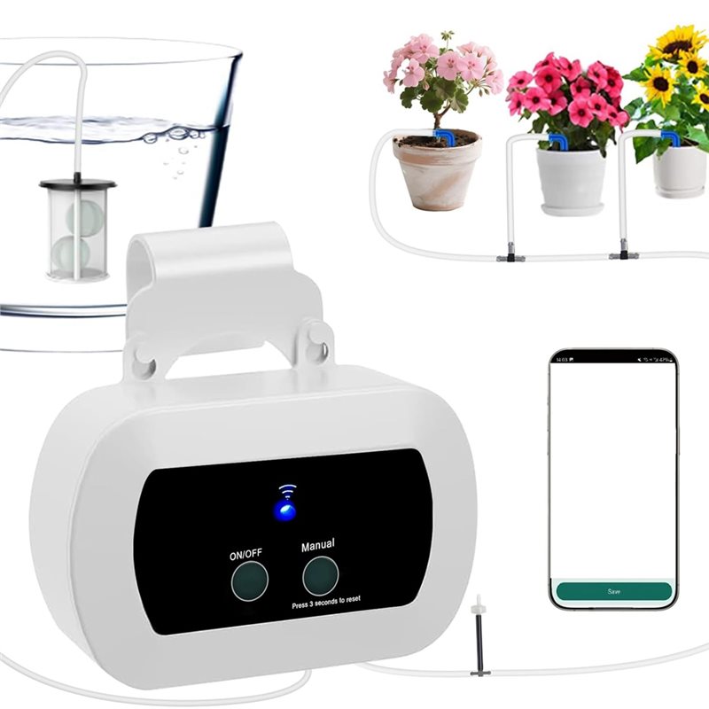 Drip Irrigation Kit - ABYP Inteligentny system nawadniania roślin Wi-Fi,