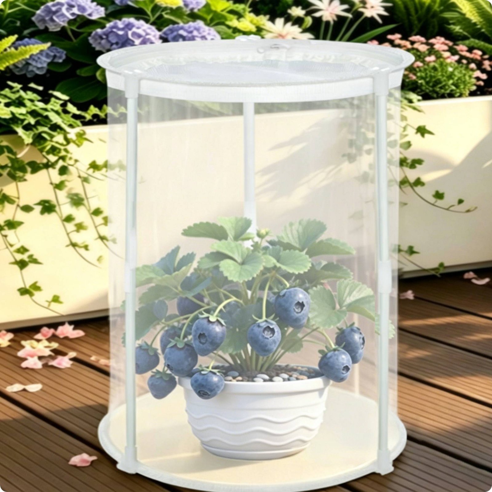 Garden Netting Cover - Rozkładana osłona na rośliny Przenośna rozkładana