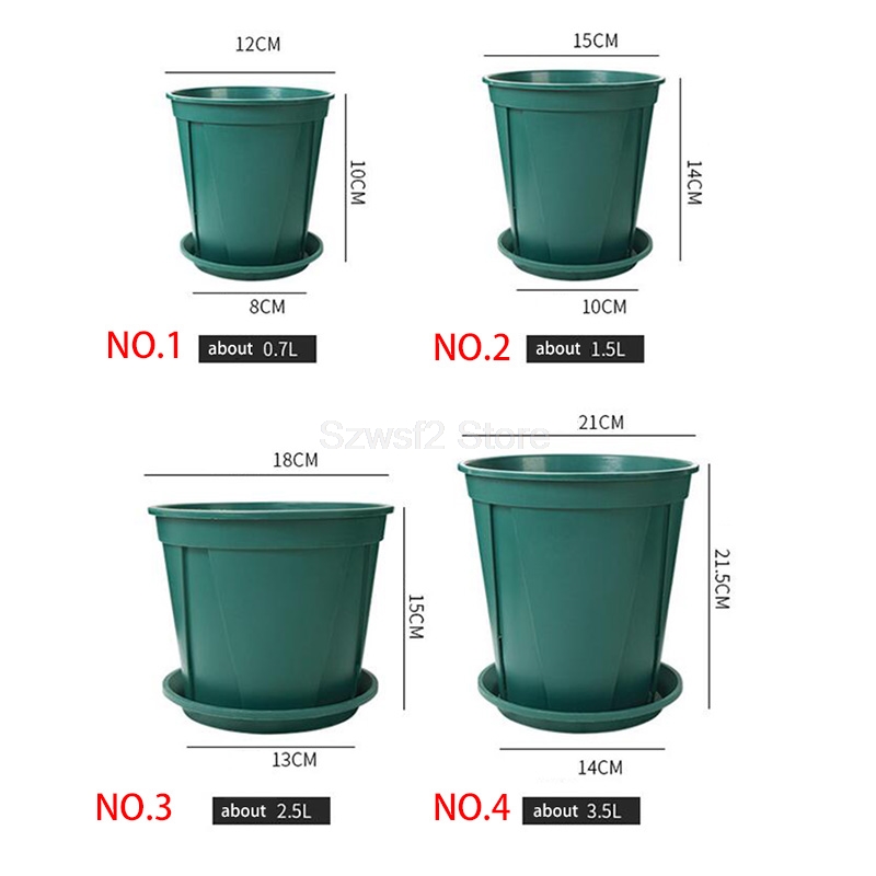 Gardening Tools Green - 5/10 szt. Zielone Plastikowe Podnoski Pod