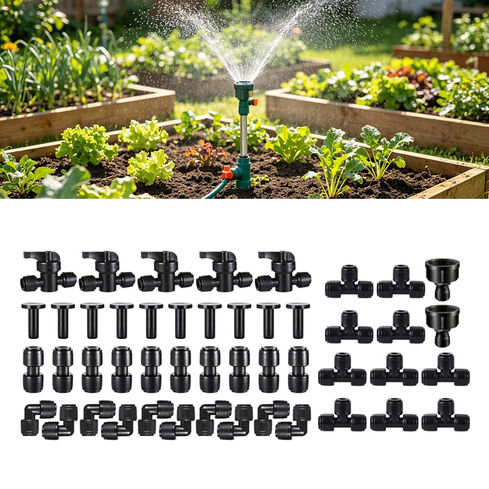 Drip Irrigation Kit - Zestaw szybkozłączek do nawadniania kropelkowego, 47