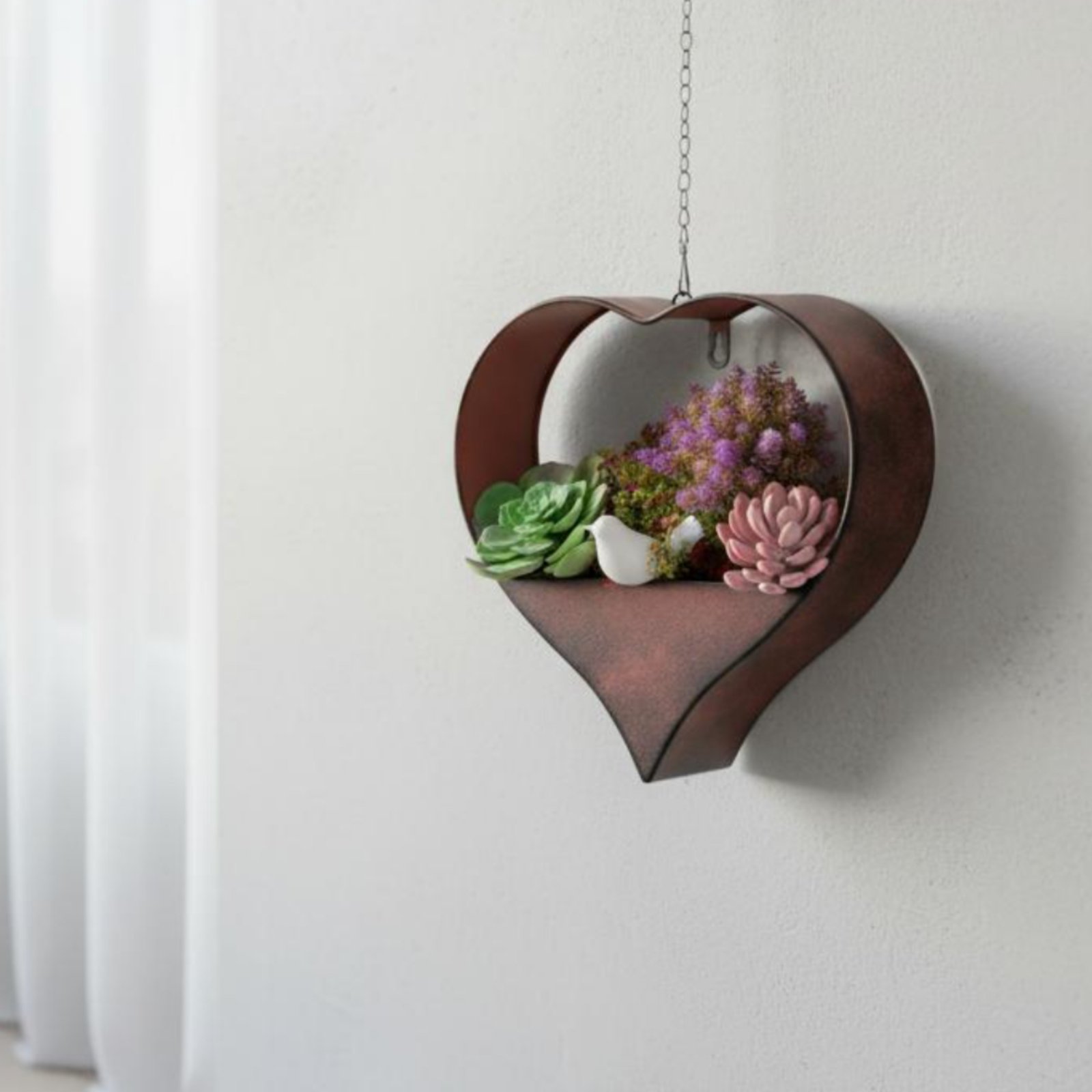 Metalowa doniczka w kształcie  – Hanging Planter Basket recenzja i cena