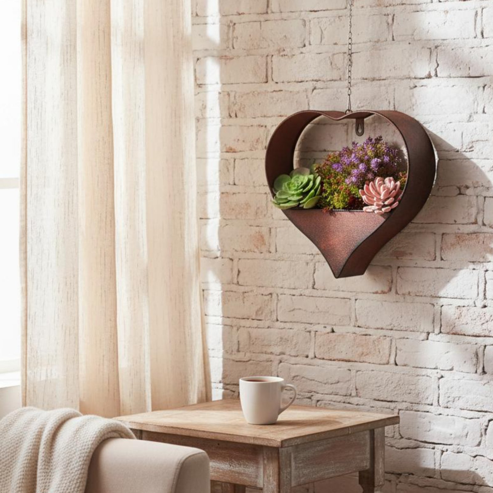 Metalowa doniczka w kształcie  – Hanging Planter Basket recenzja i cena