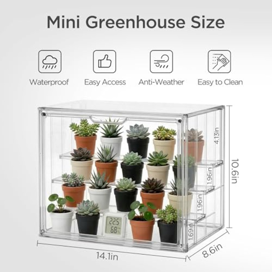 Wewnętrzna mini szklarnia stoł – Greenhouse Mini Indoor recenzja i cena