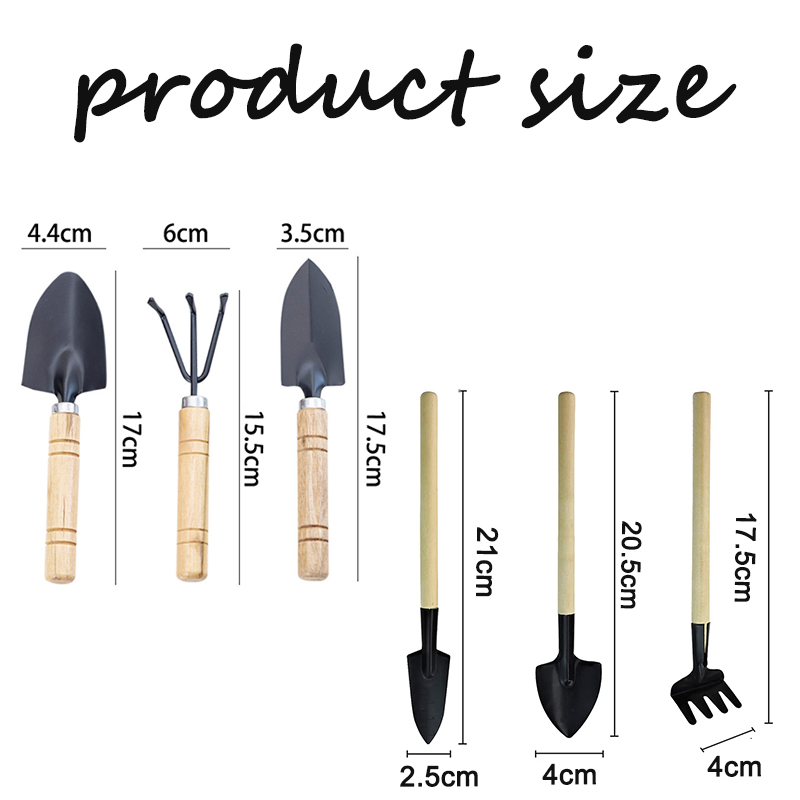 3-częściowy mini zestaw narzęd – Gardening Tools Wooden recenzja i cena