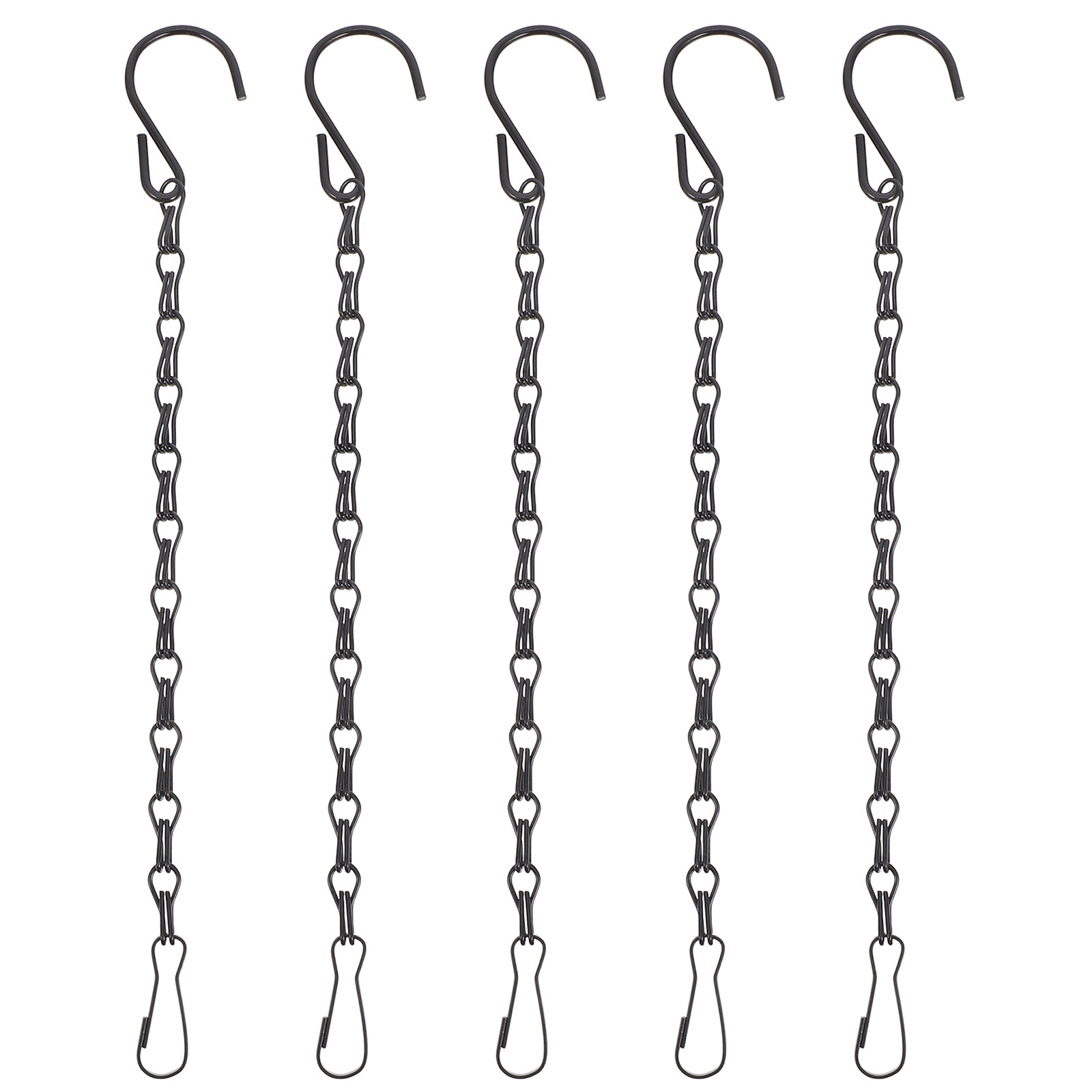 5 szt. Czarne podwójne łańcuch – Hanging Planter Basket recenzja i cena