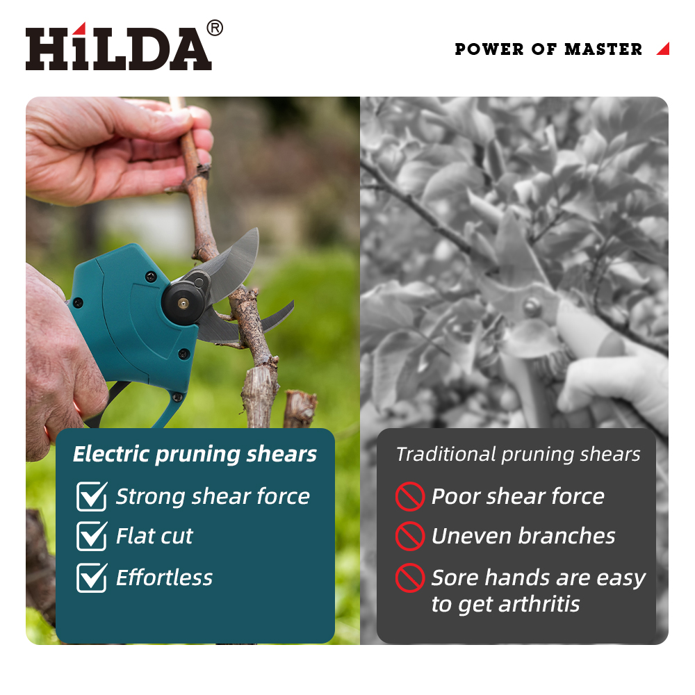 HILDA 18V Bezszczotkowe Akumul – Gardening Tools Scissors recenzja i cena