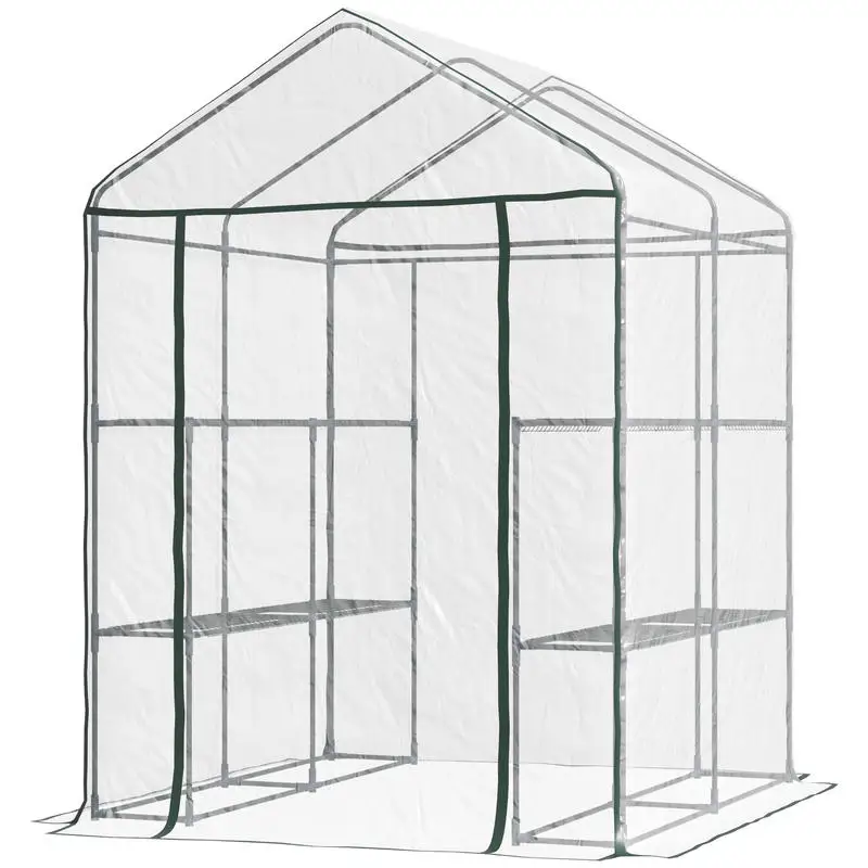 Outsunny 5' x 5' x 6' Mini Szk – Greenhouse Mini Indoor recenzja i cena