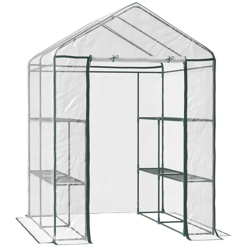 Outsunny 5' x 5' x 6' Mini Szk – Greenhouse Mini Indoor recenzja i cena