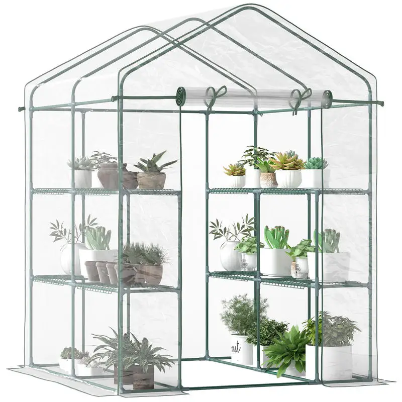 Outsunny 5' x 5' x 6' Mini Szk – Greenhouse Mini Indoor recenzja i cena