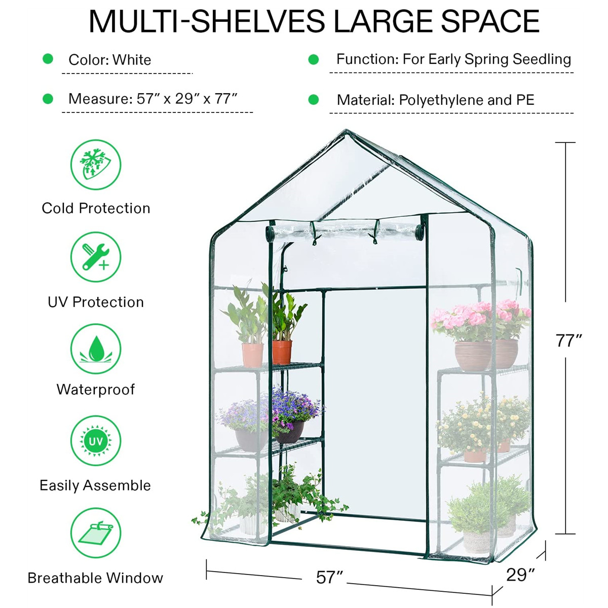 Przenośna szklarnia trzypoziom – Greenhouse Mini Indoor recenzja i cena