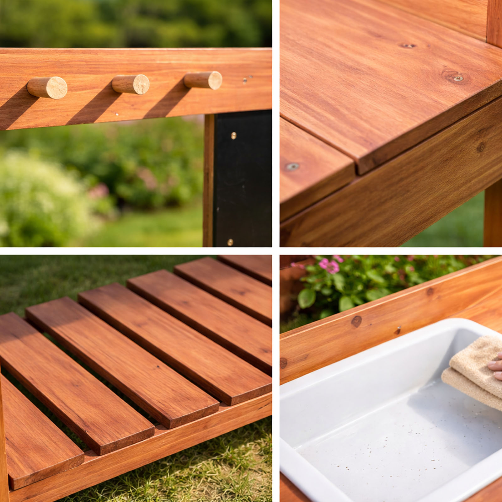 Drewniane stołki do sadzenia d – Gardening Tools Wooden recenzja i cena