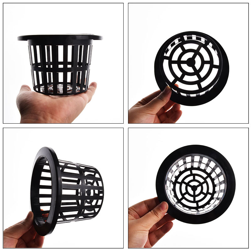 50 sztuk czarno-białych siatko – Hanging Planter Basket recenzja i cena
