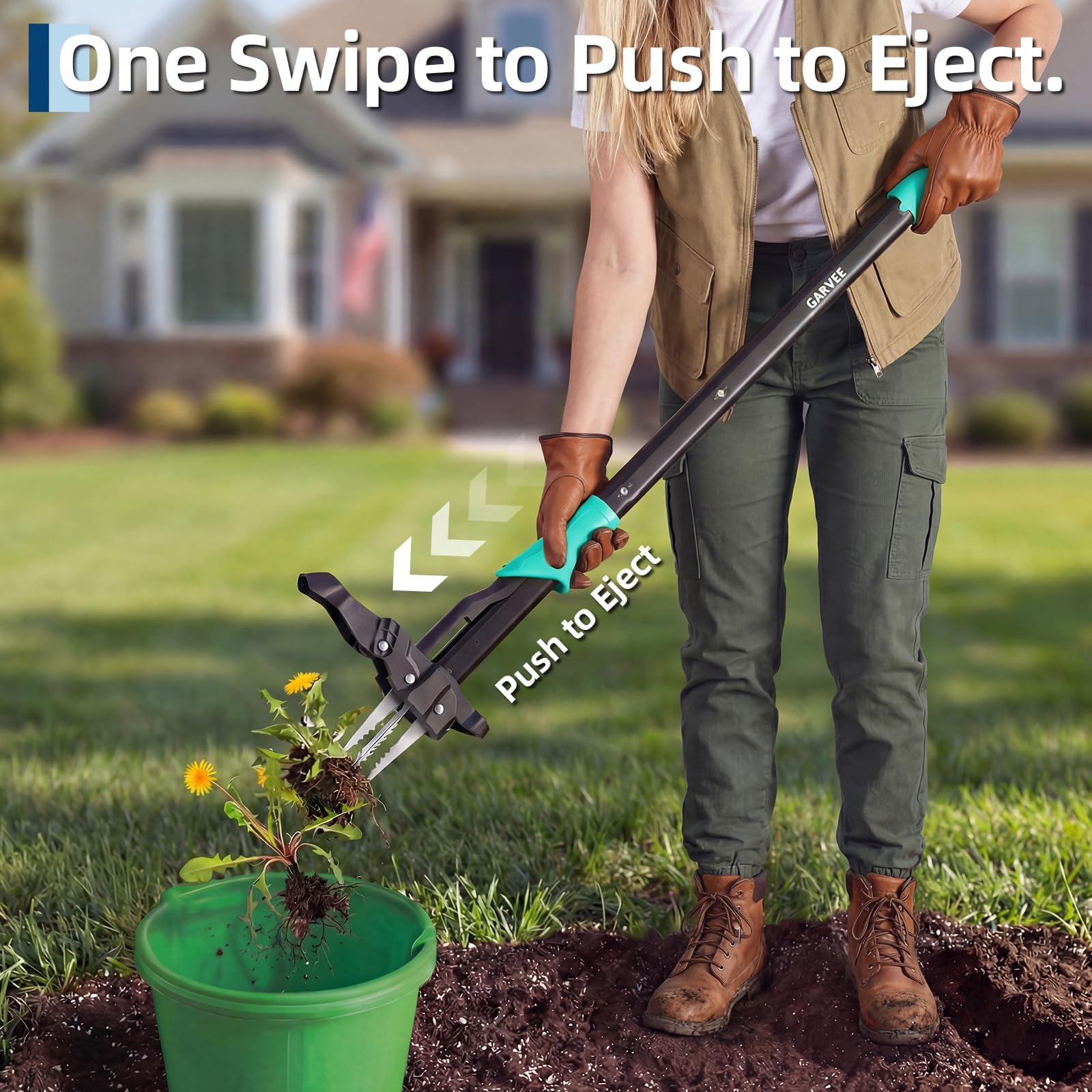 Długi uchwyt do wyrywania chwa – Gardening Tools Green recenzja i cena