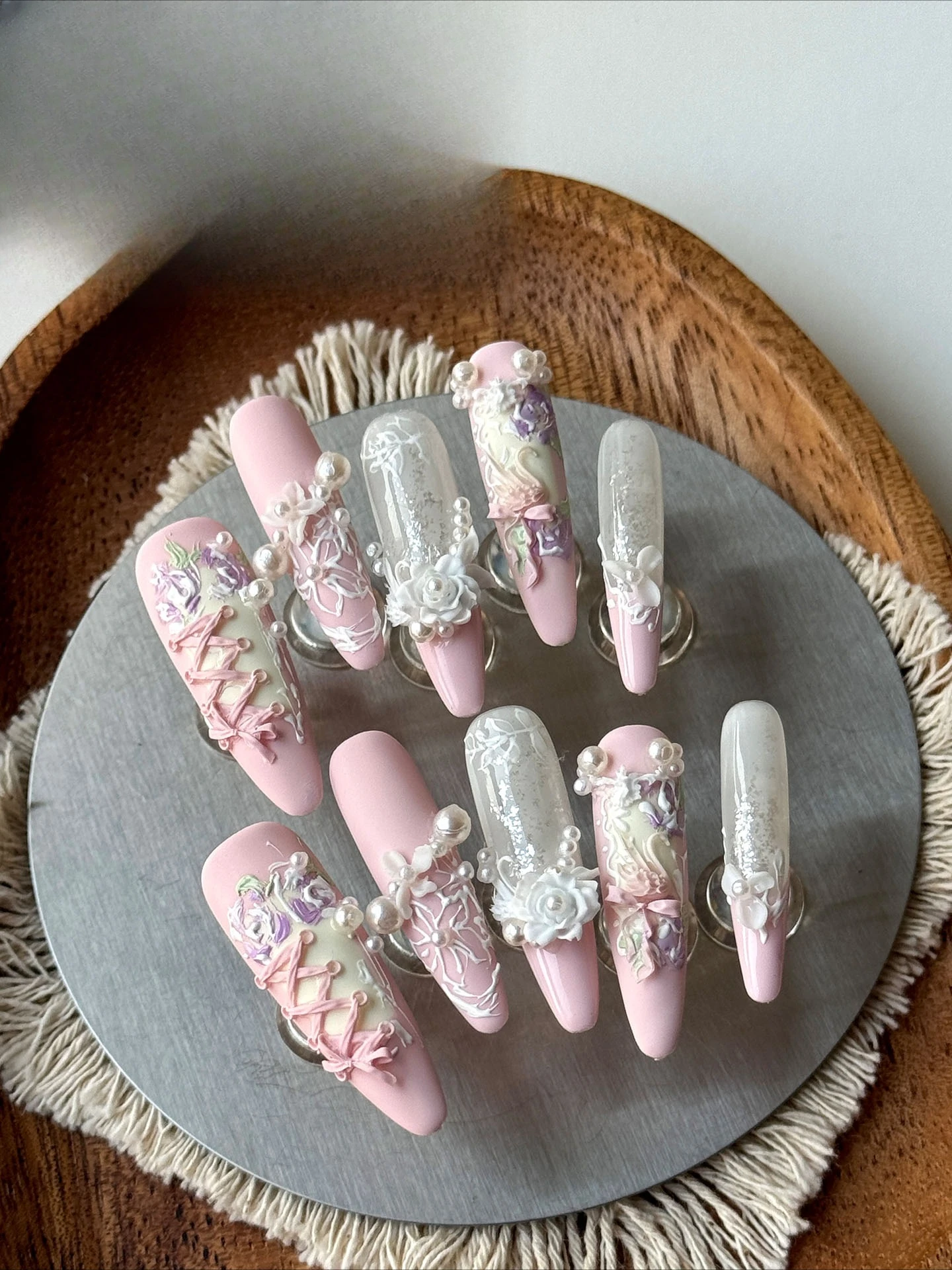 Nail Art, zdobienie paznokci,  – Gardening Tools Pink recenzja i cena