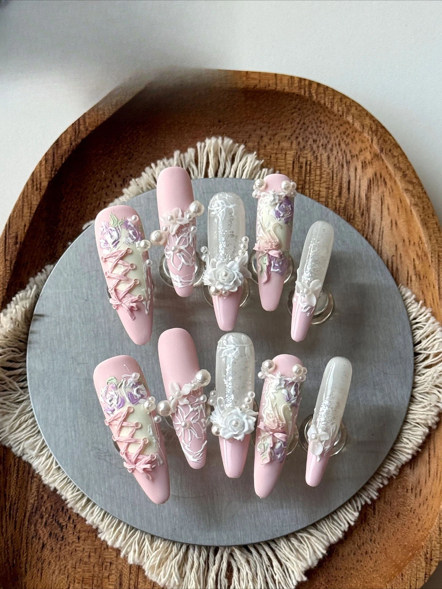 Nail Art, zdobienie paznokci,  – Gardening Tools Pink recenzja i cena
