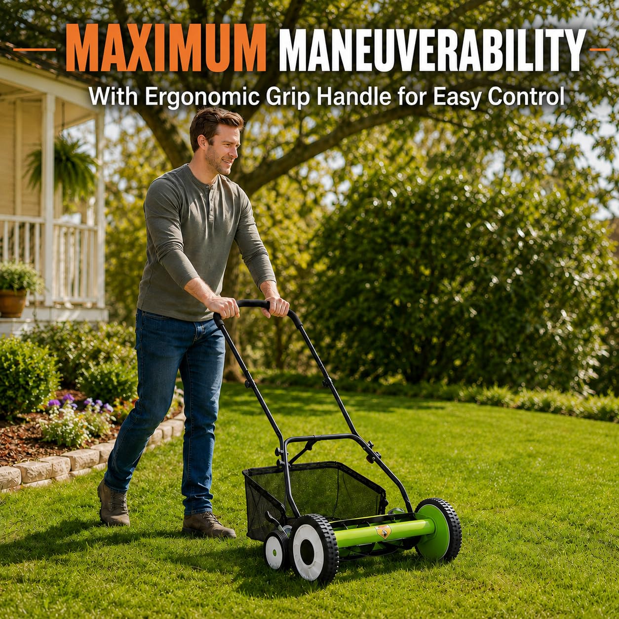 18-calowa kosiarka ręczna na k – Gardening Tools Cutter recenzja i cena
