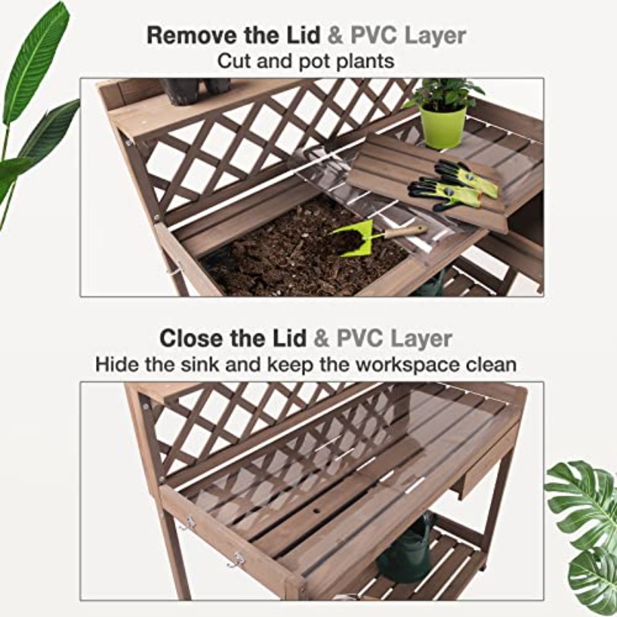 Ławka ogrodowa do prac ogrodni – Gardening Tools Wooden recenzja i cena