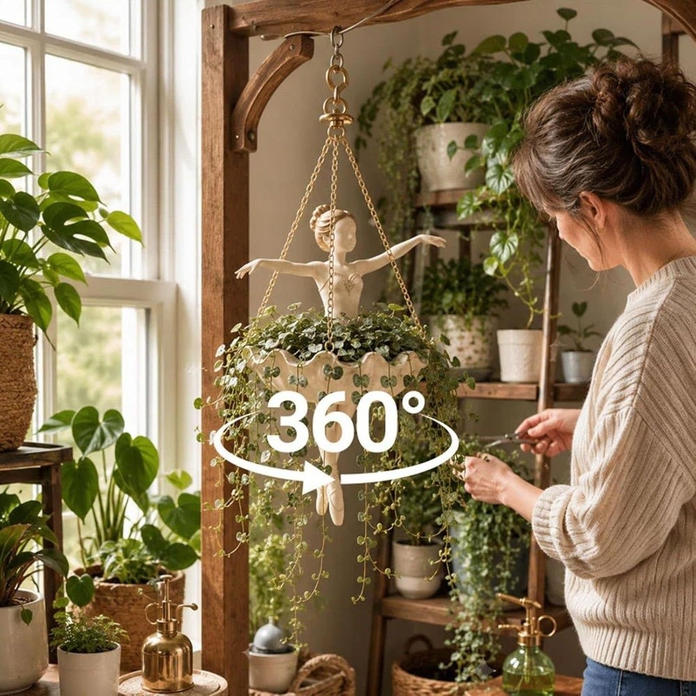 Wisząca doniczka z żywicy w ks – Hanging Planter Basket recenzja i cena