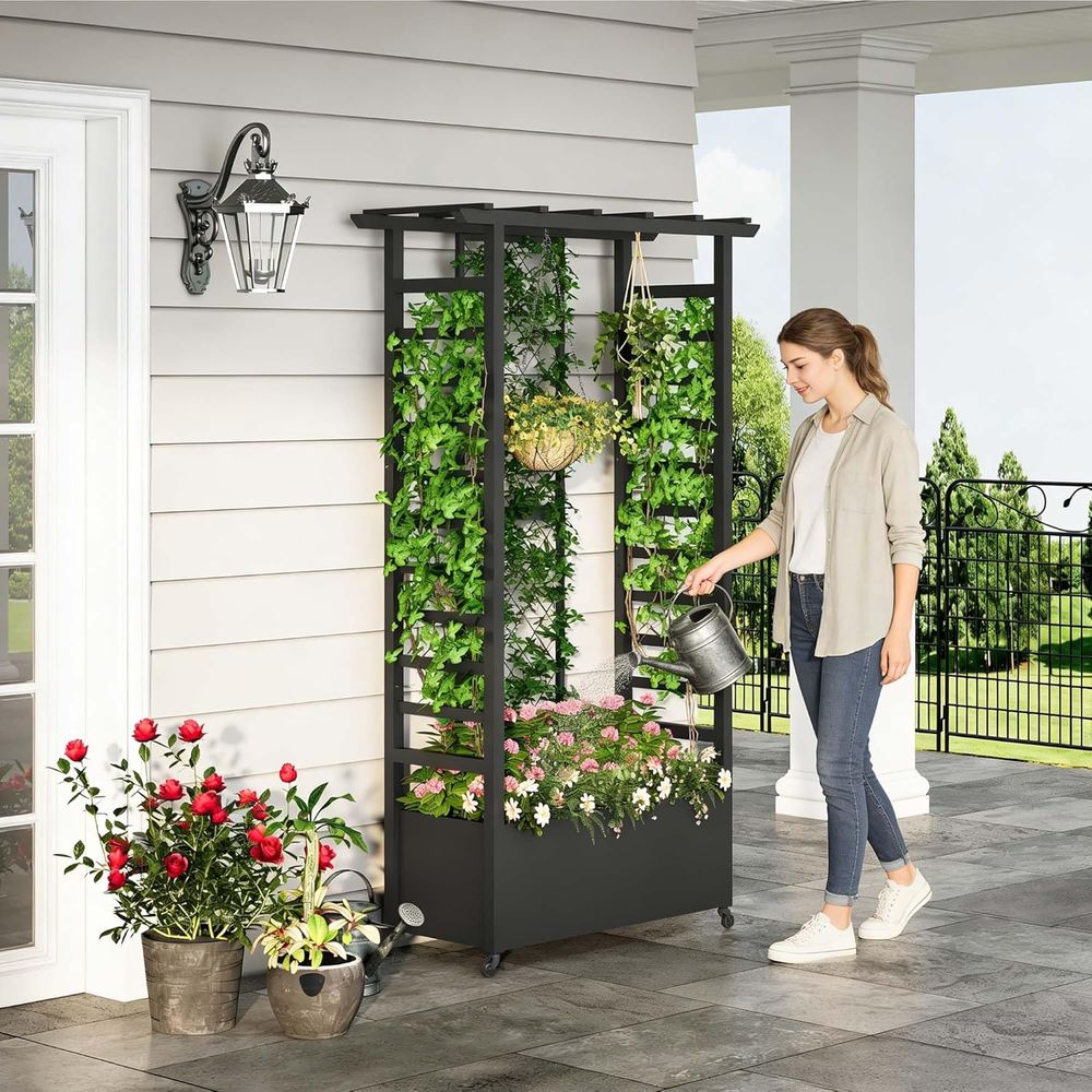Wysoka grządka ogrodowa z krat – Hanging Planter Basket recenzja i cena