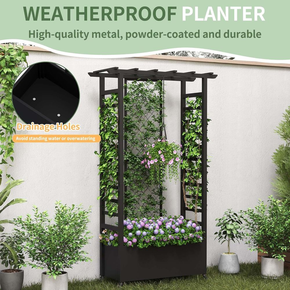 Wysoka grządka ogrodowa z krat – Hanging Planter Basket recenzja i cena