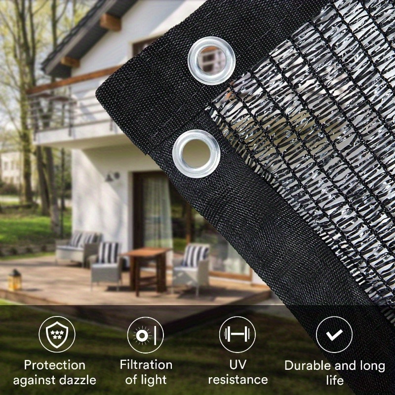 Siatka przeciwsłoneczna czarna – Garden Netting Cover recenzja i cena